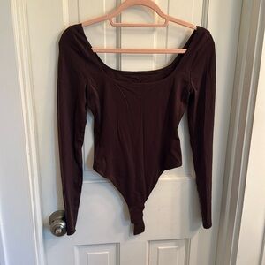Wundermost bodysuit in espresso